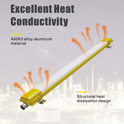 İyi fiyat Patlama Dayanıklı Doğrusal LED Aydınlatıcı 20W 40W 60W 75W Endüstriyel Fabrika Alanı için çevrimiçi