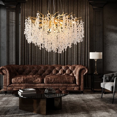 Dobra cena. Lampa wisząca Wystrój wnętrz Restauracja Dom Hotel Willa Salon Jadalnia Hol Luksusowy Nowoczesny Kryształowy Żyrandol w Internecie