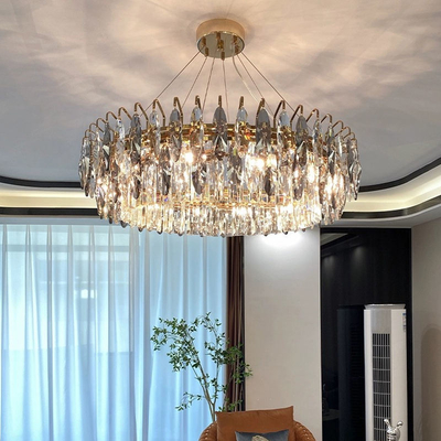 Good price 3500K LED Pendant Light Chandelier Creative Crystal Ceiling Lamp For Hotel Indoor Villa online