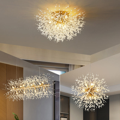 Good price Luxury Crystal Ceiling Lights 3000K-6000K Decorative Hanging Lamp For Living Room Restaurant online