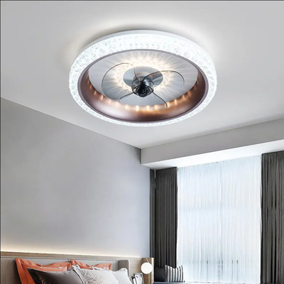 Good price 80W 500mm Dimmable Ceiling Fan With Light High Bright Air Cooler online