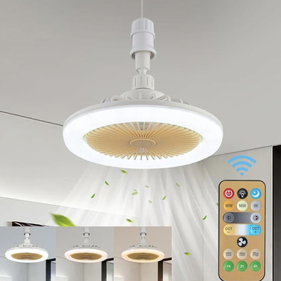 Good price 20W 250mm LED Fan Lights  USB Power Source Remote Controlled Ceiling Fans With Lights online