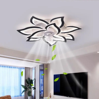 Good price 60W 400mm LED Ceiling Chandelier Modern Bedroom Ceiling Fans With Lights online