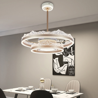 Good price Classic Minimalist Round LED Ceiling Light Fan 240W 600mm Leafless Ceiling Fan online