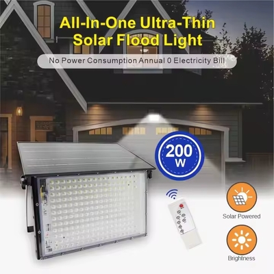 Good price Refletor Projector 200W LED Solar Street Light Folded Outdoor Wall Flood Lights online