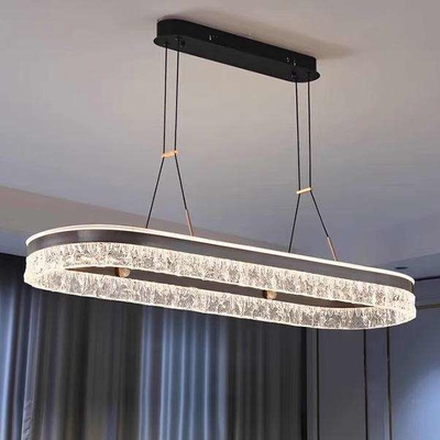Good price Hotel Living Room Restaurant Pendant Lights 3500K Oval High End Study Room Chandelier online