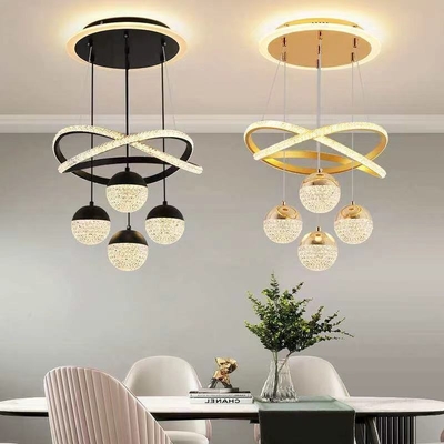 Good price Home Acrylic Staircase Pendant Chandelier Lighting For Living Room Restaurant online