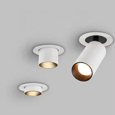Good price Adjustasble Recessed LED Spotlights 10W 15W 25W 30W COB Retractable Downlight online