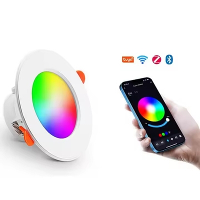 Quality Bluetooth Smart LED Downlight With Remote Control , RGBCW LED Downlight Dimmable AC85-277V factory
