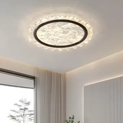 Good price Nordic Style Ceiling Light 3000K-6000K Modern Crystal LED Ceiling Lamp online
