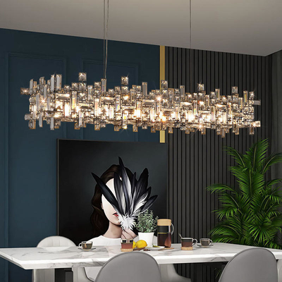Good price Minimalist Crystal Living Room Chandelier High End Luxury Villa LED Pendant Light online