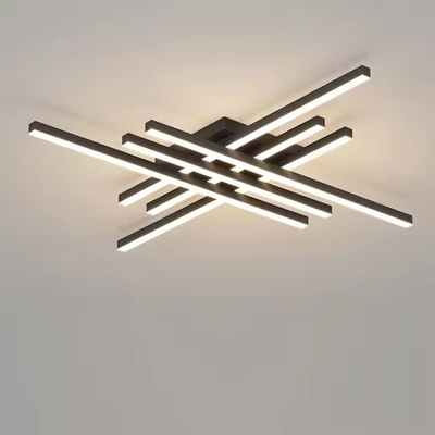 Good price Modern Dimmable Linear LED Ceiling Light Living Room Indoor Hotel Commercial Lighting online