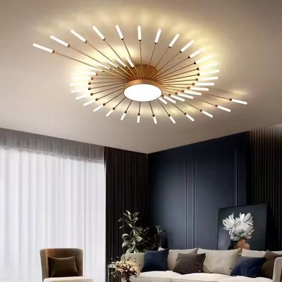Good price 4100K Hotel Pendant Lamp Switch Control  Modern Chandelier Lights For Living Room online
