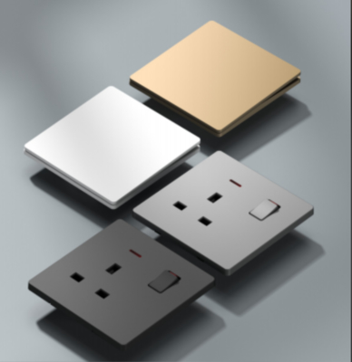 Good price Factory Wholesale 10A, 13A, 16A, 20A, 45A New Design PC Ultra-thin Modern Luxury Wall Switch Socket online